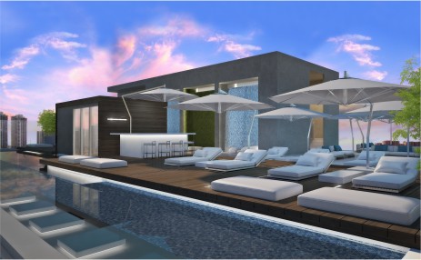 ROOFTOP POOL AREA